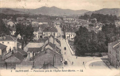 Saint Die Panorama Pris De L'Eglise Saint Martin