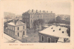 Belfort Hopital Militaire(Dos non divisé) à Belfort