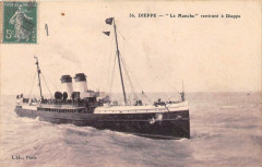 Dieppe La Manche Rentrant A Dieppe -
																					76370 Dieppe
																			