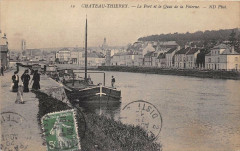 Chateau Thierry Le Port Et Le Quai De La Poterne -
													02 Aisne
												