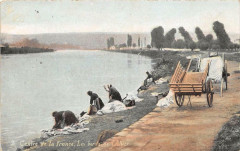 Centre De La France Lavandieres Au Bord De L'Allier