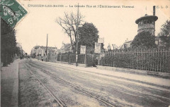 Enghien La Grande Rue Et Etablissement Thermal
