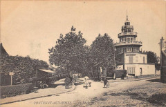 Fontenay Aux Roses La Route De Versailles Et La Tour Biret à Fontenay-aux-Roses
