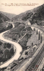 Ligne Electrique De La Cerdagne Route A Saint-Thomas -
													66 Pyrénées Orientales
												