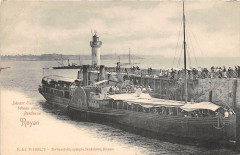 Royan Depart D'Un Bateau Pour Bordeaux (dos non divisé) à Royan