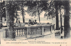 Aiguebelette Terrasse De L'Hotel Beausejour -
													73 Savoie
												