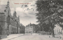 Zabern Postamt Und Bahnhof