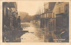 Paris Inonde 1910 Rue Gros à Paris