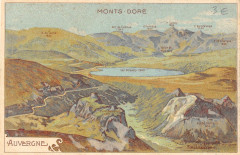 Cpa Illustrateur Monts Dore
