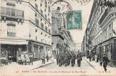 Paris Ve Rue Berthollet Vue Prise Du Boulevard De Port Royal à Paris 5e