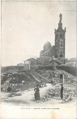Marseille N.d.de La Garde (pub au verso a la grande menagere clermont à Marseille
