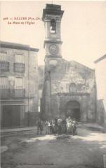 Salses La Place De L'Eglise -
													66 Pyrénées Orientales
												