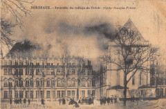 Bordeaux Incendie Du College De Tivoli à Bordeaux