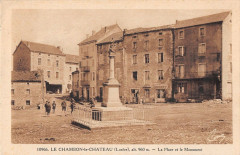 Le Chambon Le Chateau La Place Et Monument (cliché pas courant -
													48 Lozère
												
