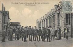 Frontiere Franco Allemande Au Col De La Schlucht Hotel Francais