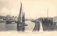 Boulogne Sur Mer Vue Generale Sur Le Port à Boulogne-sur-Mer