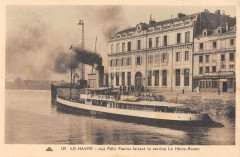 Le Havre Le Felix Faure Faisant Le Service Le Havre Rouen à Rouen