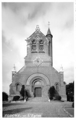 Fauchy L'Eglise Carte Photo