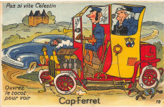 Cap Ferret Belle Cpa A Systeme Ouvrez Le Tacot Pour Voir -
													33 Gironde
												