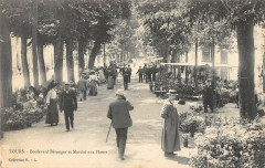 Tours Boulevard Beranger Et Marche Aux Fleurs à Tours