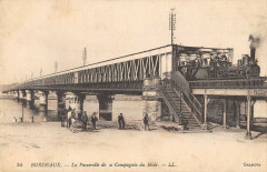 Bordeaux La Passerelle De La Cie Du Midi à Bordeaux