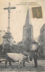 Saint Bauzire Eglise Et Croix