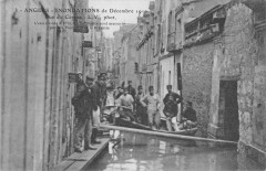 Angers Inondations 1910 Rue Du Cormier à Angers