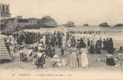 Biarritz La Plage A L'Heure Du Bain à Biarritz