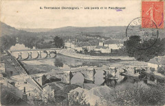 Terrasson Les Ponts Et Le Pas Bruzat