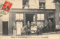 Compiegne Maison E.charpentier Restaurant Jeanne D'Arc à Compiègne