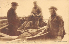 Le Crotoy Types De Pecheurs Au Repos (cliché pas courant au Crotoy
