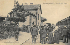 Cayeux Sur Mer Arrivee D'Un Train à Cayeux-sur-Mer