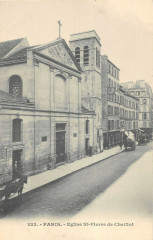 Carte postale ancienne Eglise Saint-Pierre de Chaillot
                                                                     à Paris 8e
                                