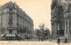 Rue de Tolbiac - L'église Sainte-Anne de Maison Blanche à Paris 13e
