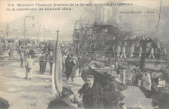 Mr Thomson Arrivant Sur Les Lieux De La Catastrophe Du Cuirasse Iena