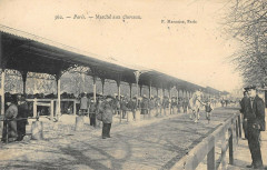 Marché aux chevaux à Paris 13e