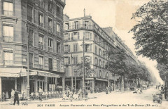 Paris XIe Avenue Parmentier Aux Rues D'Angouleme Et Des Trois Bornes à Paris 11e