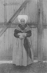La Rochelle Costume De Vieille Femme à La Rochelle