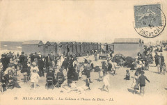Malo Les Bains Les Cabines A L'Heure Du Bain