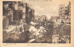 Lille Explosion 1916 Boulevard De La Moselle à Lille