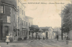 Pont D'Alai Avenue Victor Hugo (cpa pas courante -
													69 Rhône
												