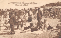 Trouville Bon Temps A La Plage Bain De Soleil