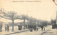 Enghien Les Bains La Promenade Des Bords Du Lac à Enghien-les-Bains