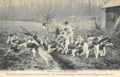 Foret Compiegne Equipages Murat Un Cerf Hallali Charge Le Prince à Compiègne