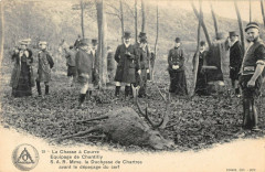 Chasse A Courre Equipage Chantilly La Duchesse De Chartres Depecage à Chantilly