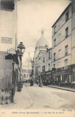 Carte postale ancienne Vieux Montmartre - La Rue de la Barre
																	 à Paris 18e
								
