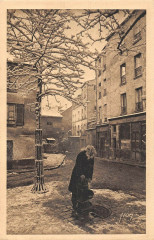 Montmartre sous la neige - Bohème Montmartrois à Paris 18e