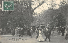 Carte postale ancienne Le Matin au Bois de Boulogne - Le Sentier de la Vertu
                                                                     à Paris 16e
                                
