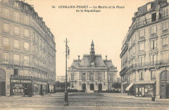 Levallois Perret La Mairie Et Place De La Republique à Levallois-Perret