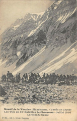 Massif Vanoise Maurienne Vallee Leysse Les Tirs Du 13e Chasseurs 1908